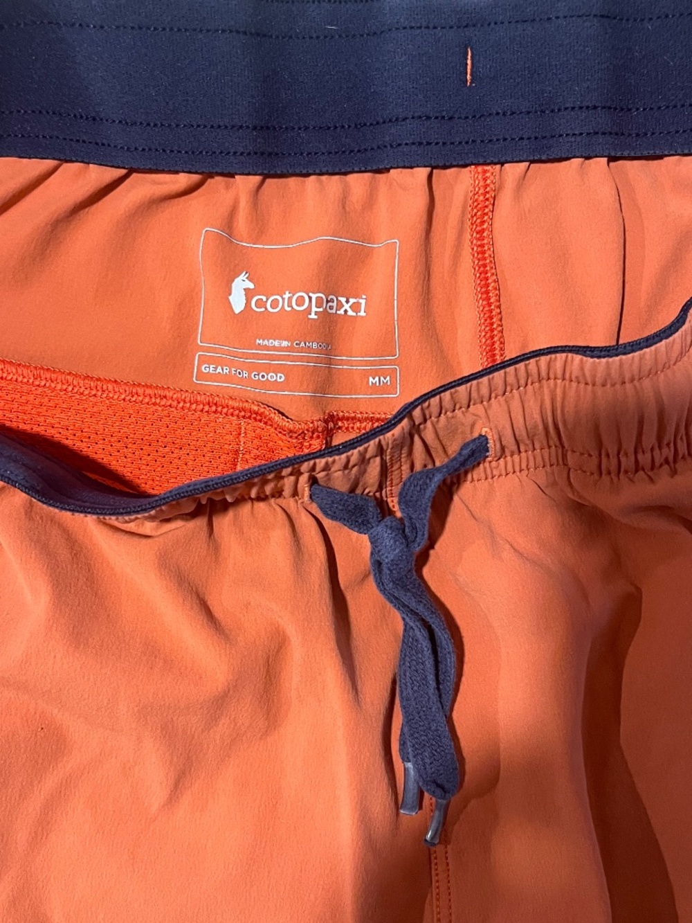 Cotopaxi Athletic Shorts Mens Size Medium Orange - Picture 5 of 5